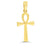 10 Karat Yellow Gold Egyptian Ankh Cross Pendant