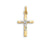 10 Karat Yellow Gold Crucifix Cross Religious Pendant