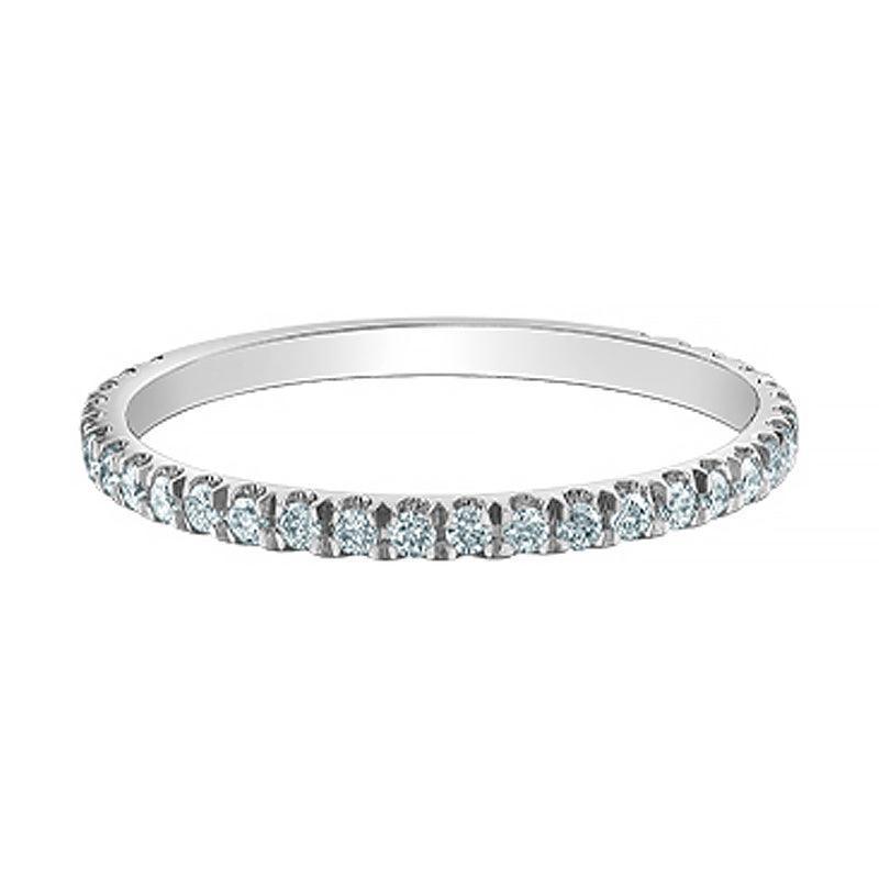 0.32TDW Lab-Cultivated Diamond Band in 14K White Gold
