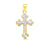 10 Karat Yellow Gold Fancy Religious Italian Cross