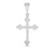 10 Karat White Gold Religious Orthodox Cross Pendant