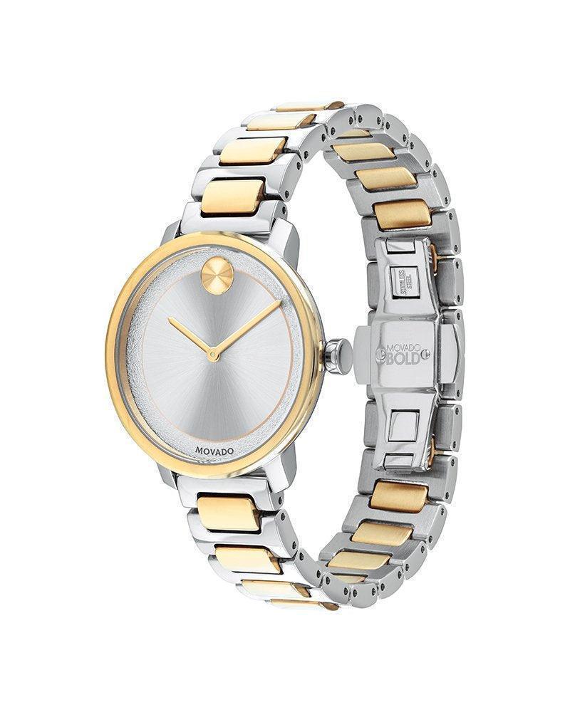 Movado Bold Two Tone Women's Watch 3600519