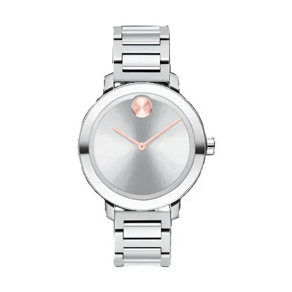 Movado Bold Evolution Silver Tone Quartz Women's Watch 3600647