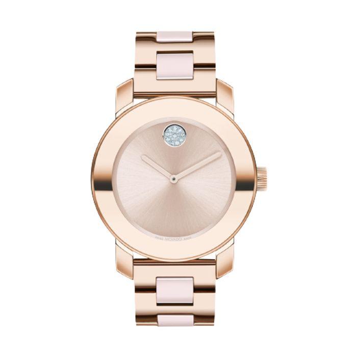 Movado Bold Ceramic Quartz Women&#39;s Watch 3600799