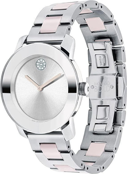 Movado Bold Ceramic Quartz Women's Watch 3600801