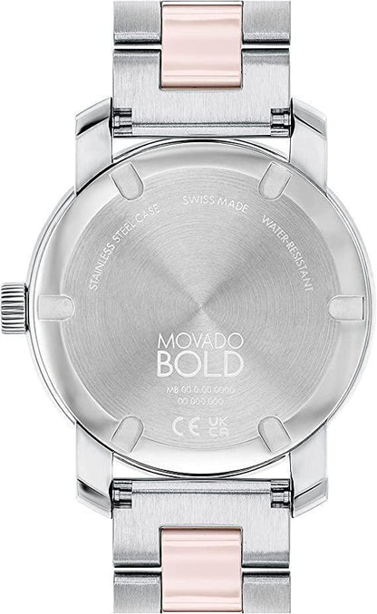 Movado Bold Ceramic Quartz Womens Watch 3600801