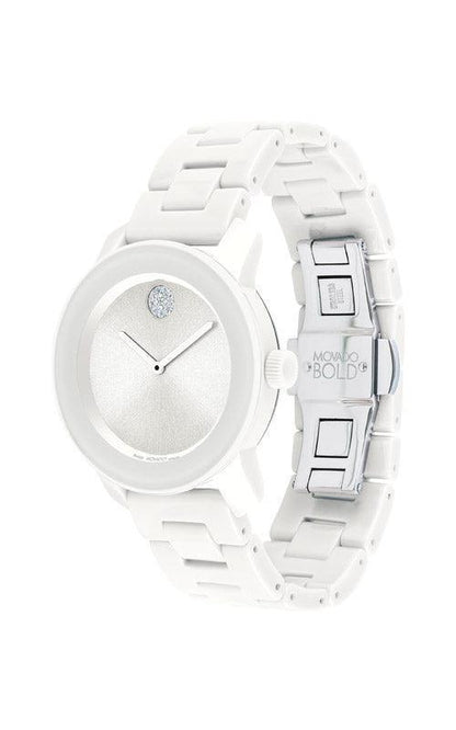 Movado Bold Ceramic Quartz Women's Watch 3600802