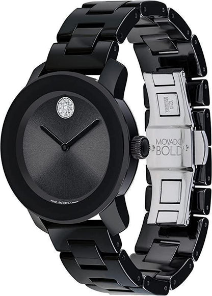 Movado Bold Ceramic Quartz Women's Watch 3600803