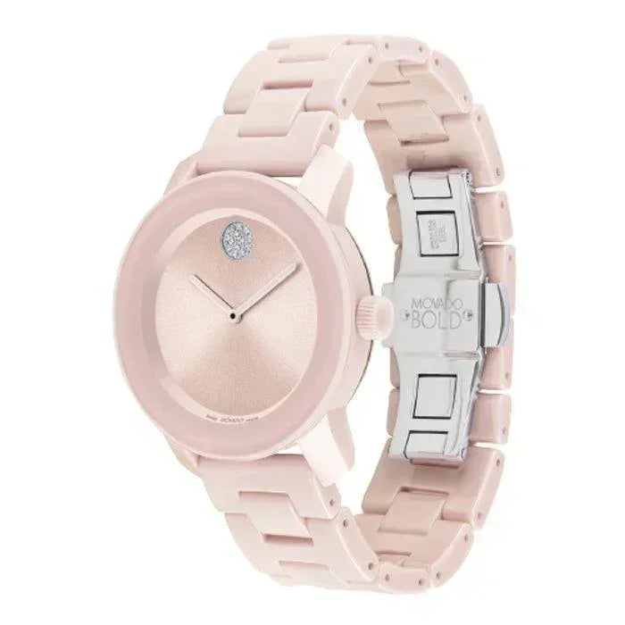 Movado Bold Ceramic Quartz Women's Watch 3600804