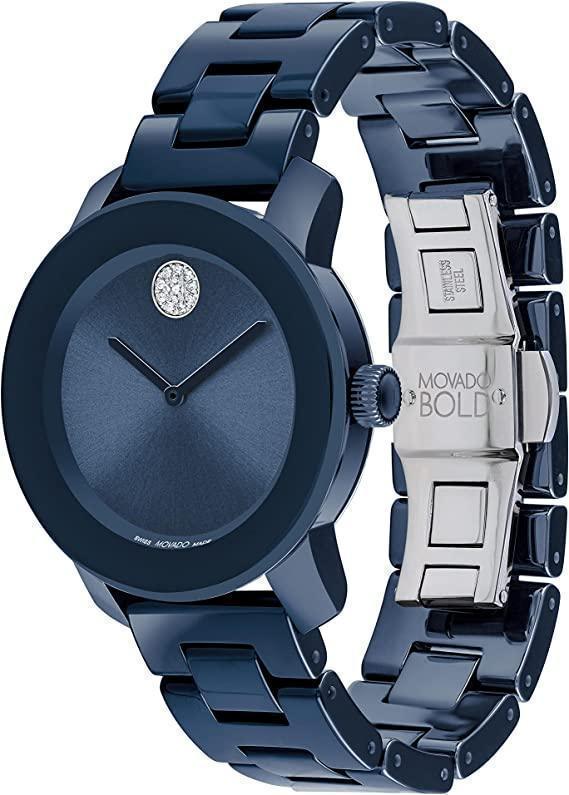 Movado Bold Ceramic Quartz Women's Watch 3600805