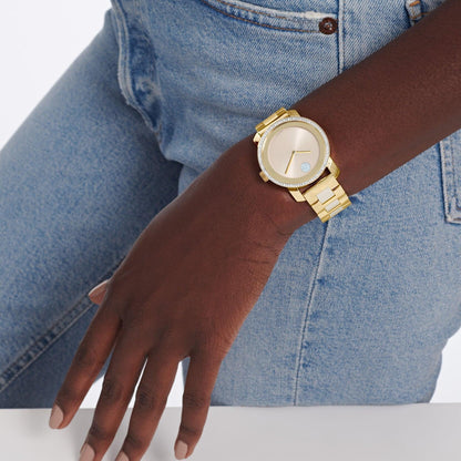 Movado Bold Ceramic Quartz Womens Watch 3600882