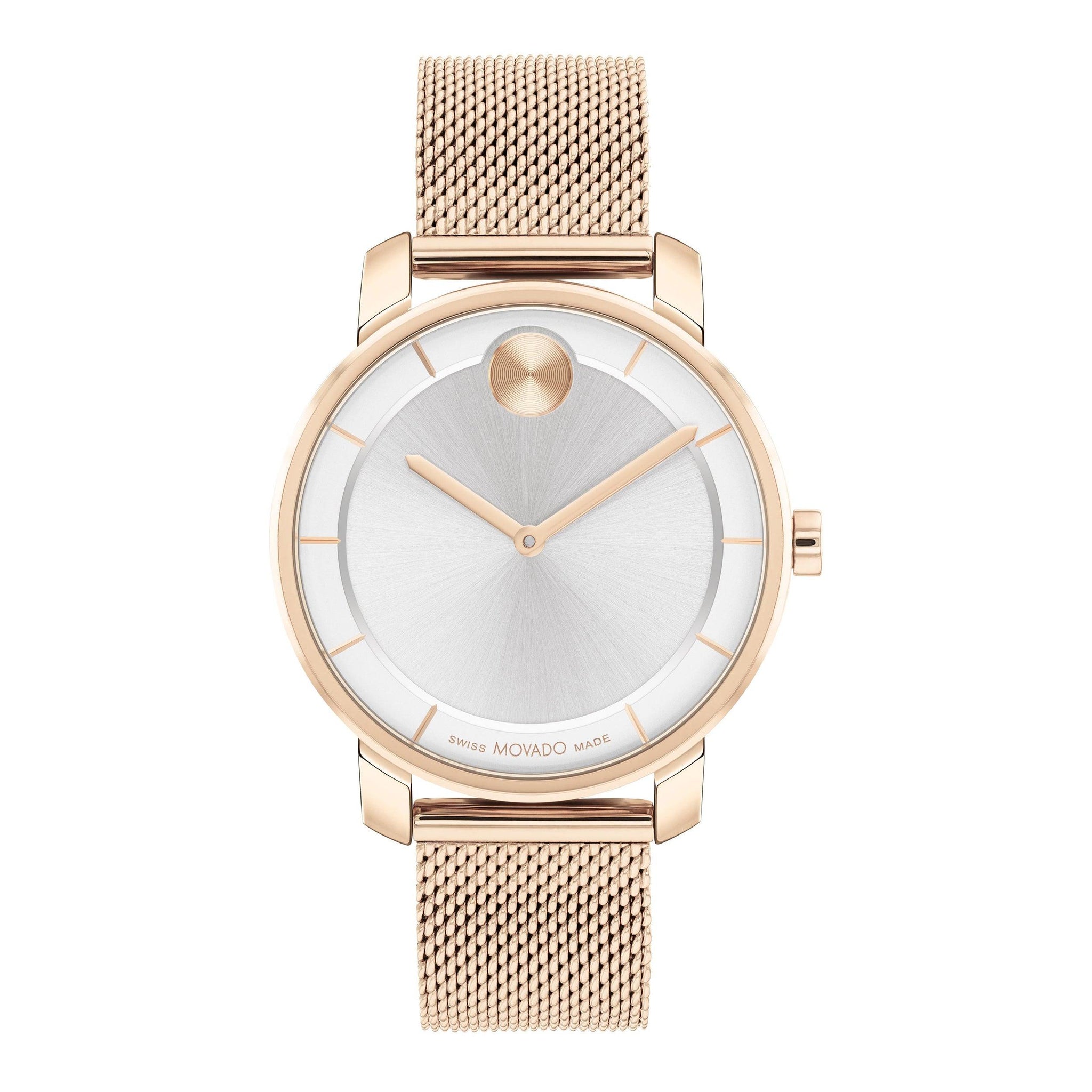 Movado bold rose online gold