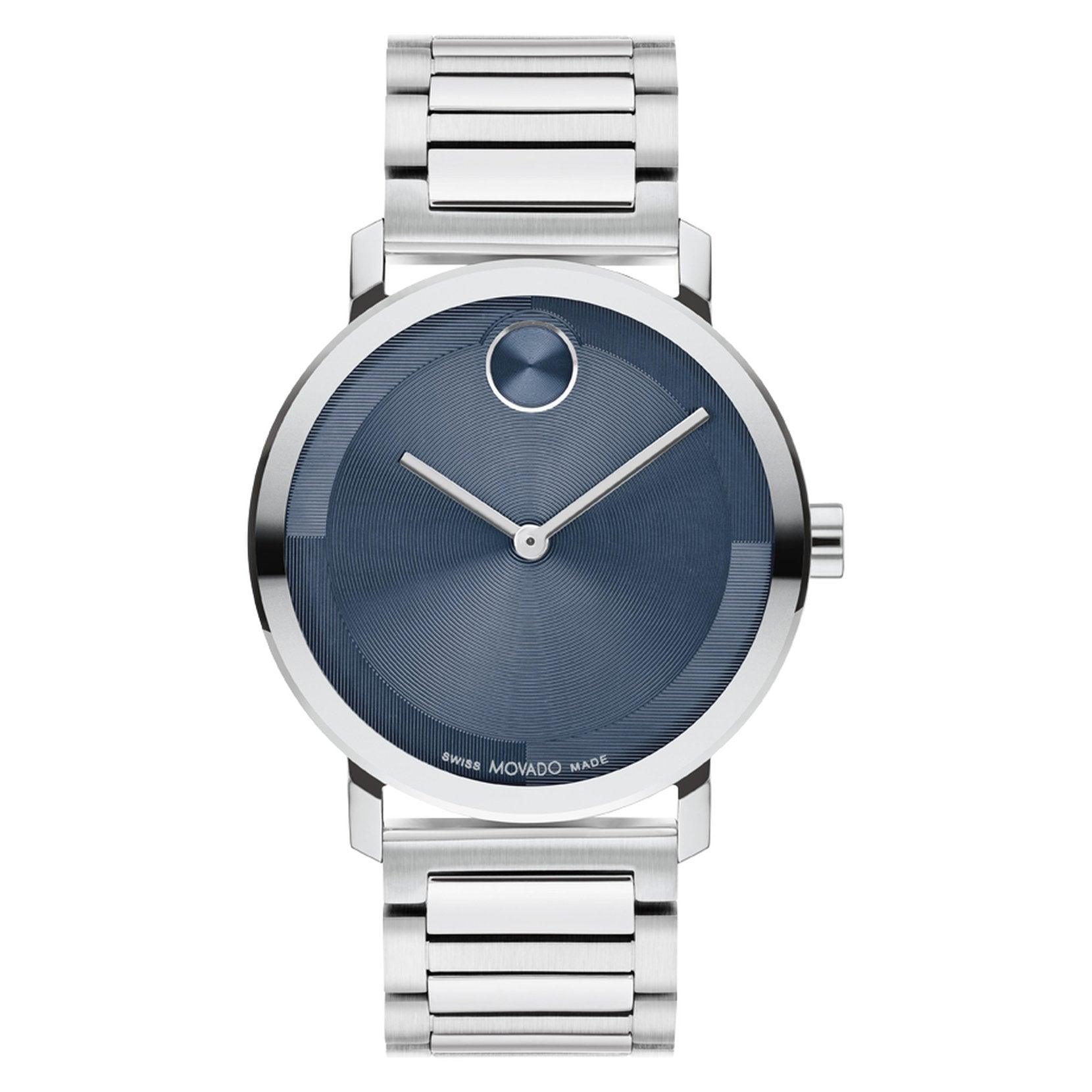 Movado watch best sale men's stainless steel