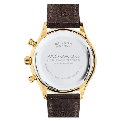 Movado Heritage Quartz Mens Watch 3650007