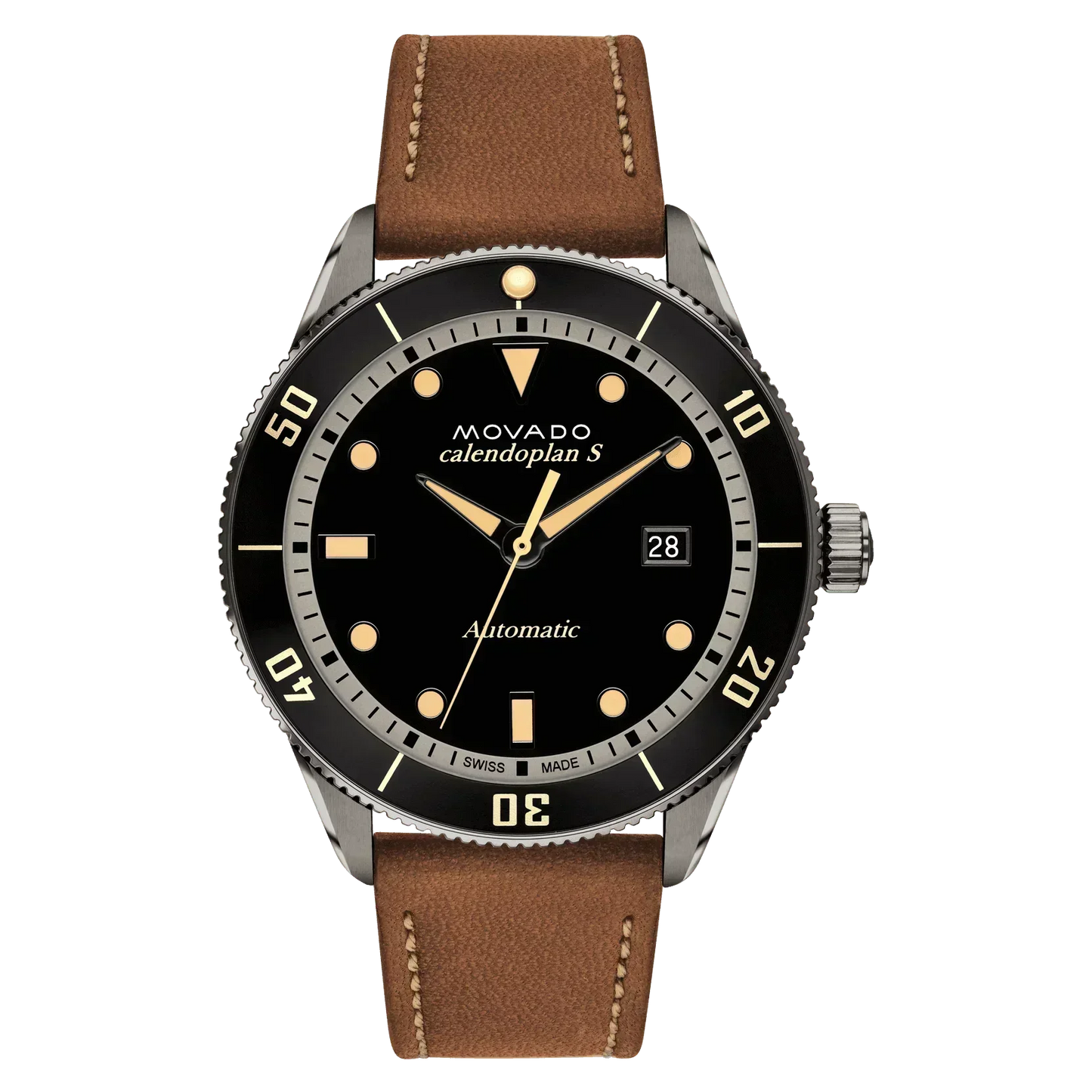 Movado Heritage Series Calendoplan Automatic Men's Watch 3650106