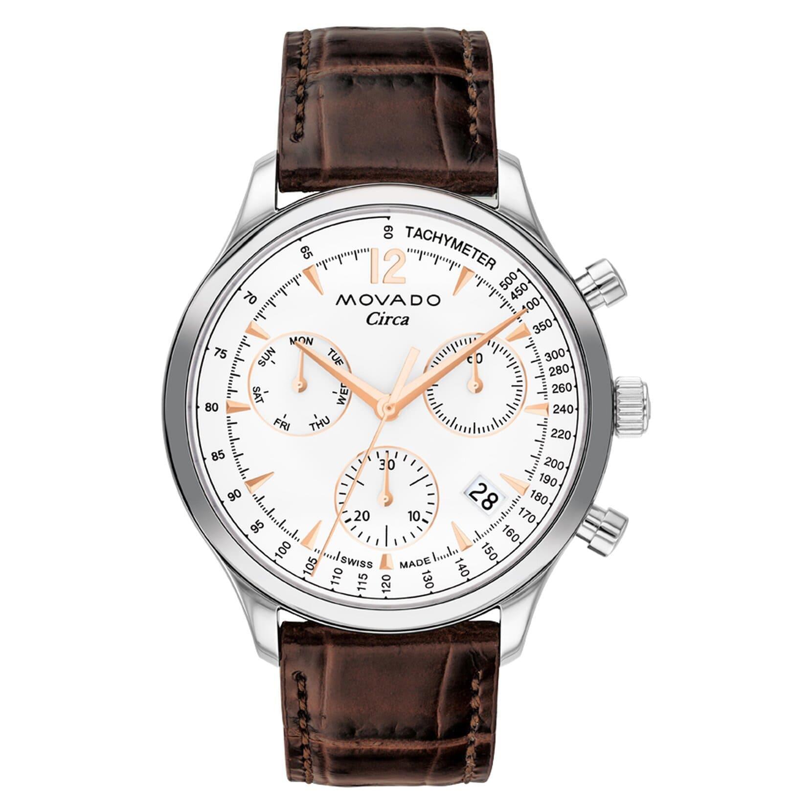 Movado men's top circa chronograph
