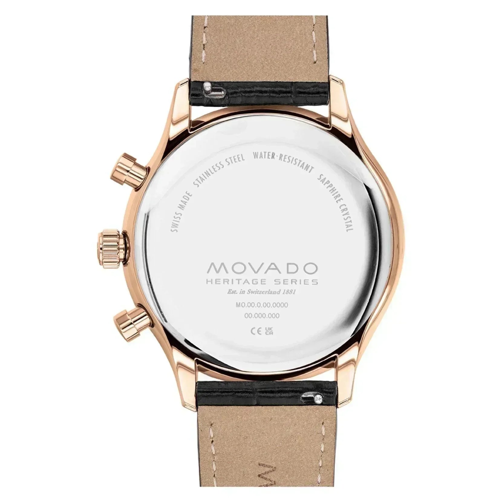 Movado Heritage Series Circa Quartz Mens Watch 3650133