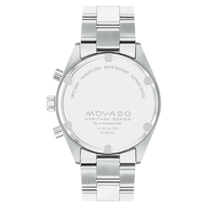 Movado Heritage Series Datron Quartz Mens Watch 3650179