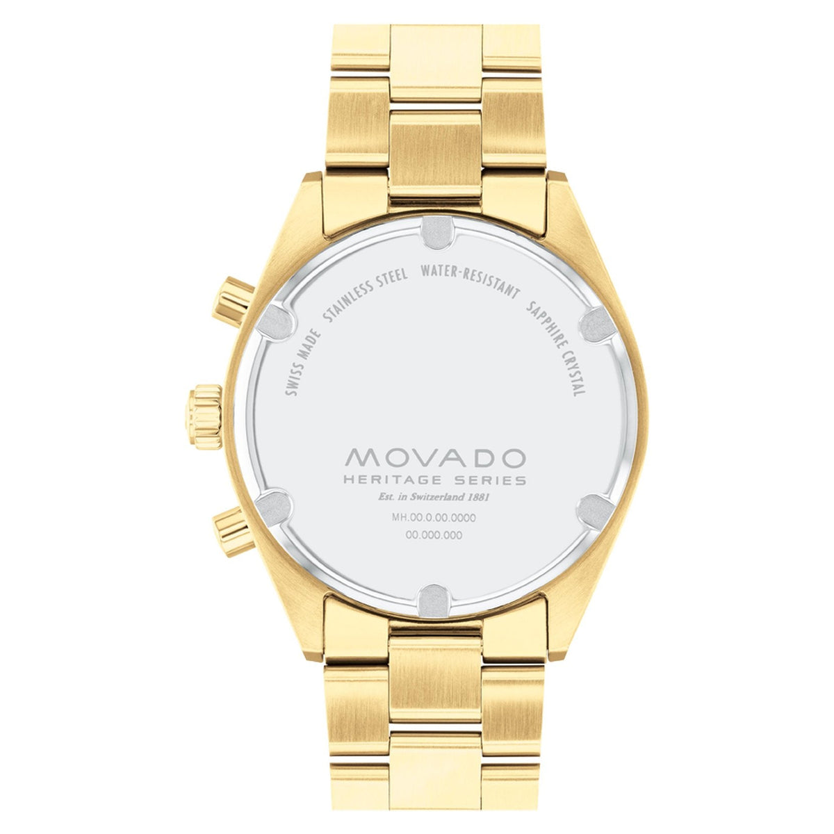 Movado Heritage Series Datron Quartz Mens Watch 3650180