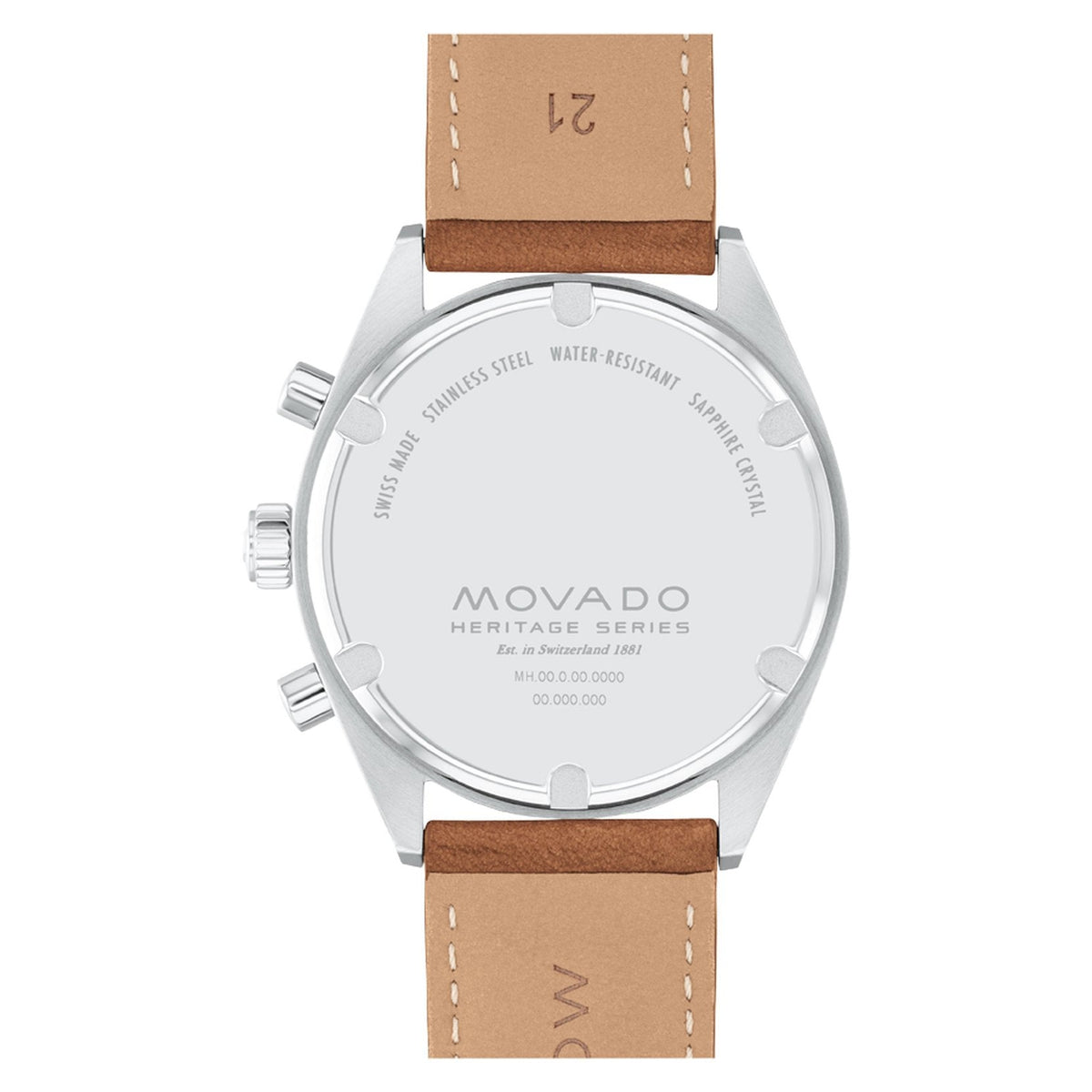 Movado Heritage Series Datron Quartz Mens Watch 3650181