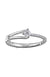 10K White Gold 0.16TDW Canadian Diamond Promise Ring