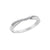 Elegant 10K White Gold Diamond Band with 0.10 Carat Total Diamond Weight