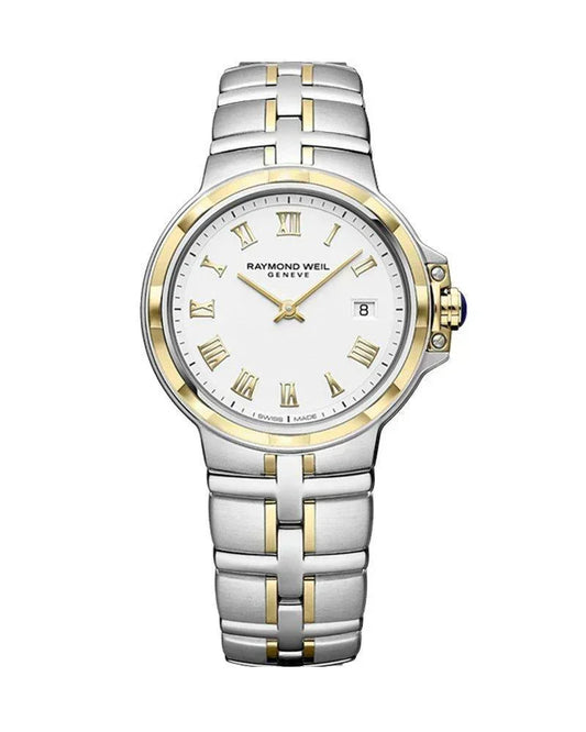 Raymond Weil 5180-STP-00308 Parsifal Ladies Quartz Classic White Dial Bracelet Watch