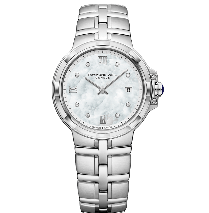 Raymond Weil Parsifal Silver Mother of Pearl Women s Watch 5180 STS 00995