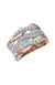 10K White and Rose Gold 1.00tdw Diamond Excuisite Ring
