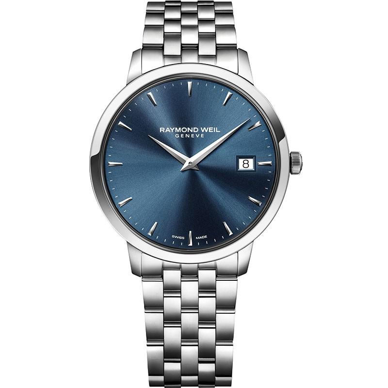 Raymond Weil Toccata Blue Dial Steel Bracelet Men&#39;s Watch 5588-ST-50001
