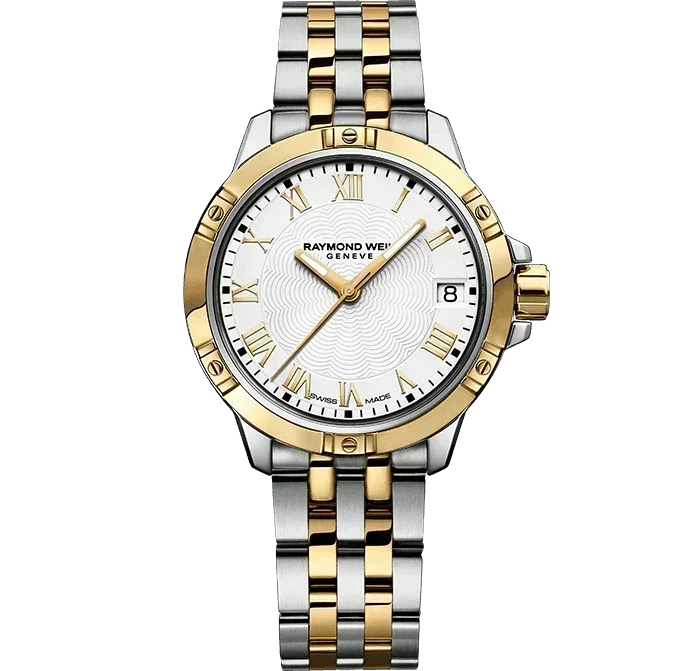Raymond Weil 5960-STP-00308 Tango Classic Ladies Quartz Two-Tone Gold Steel Bracelet Watch