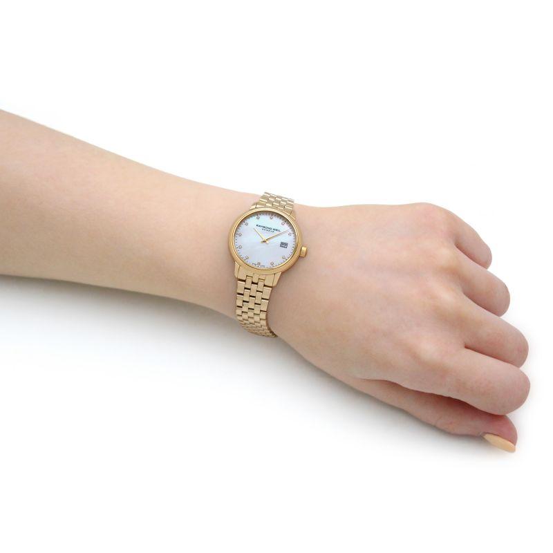 Raymond Weil 5985-P-97081 Toccata Ladies Classic Gold Diamond Steel Watch