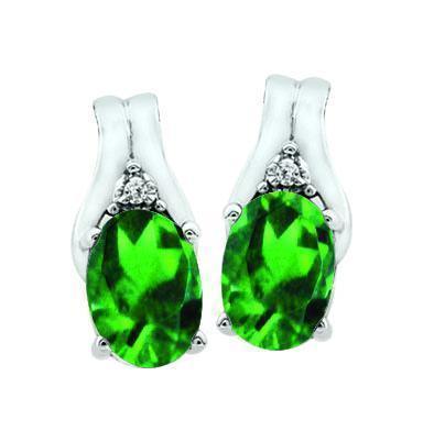 14k White Gold 0.20TDW Diamond Solitaire Stud Earrings