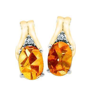 Diamond Classic Huggies set with 0.75tdw in 10K White Gold