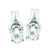 Canadian Diamond Solitaire Earrings in Tension Set in 14K White Gold