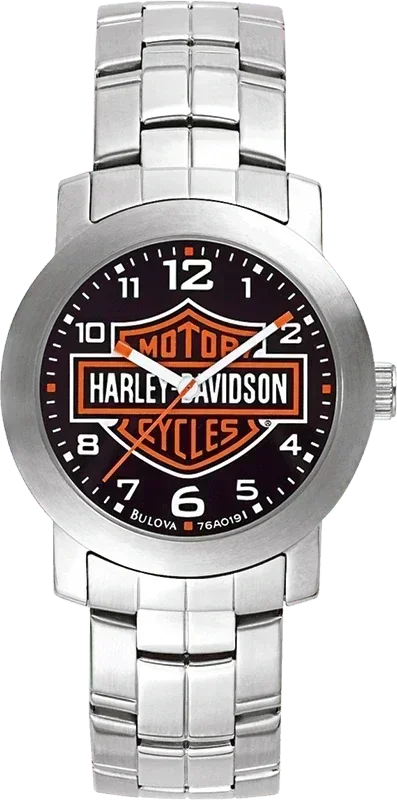 Harley Davidson Bar & Shield Quartz Mens Watch 76A019