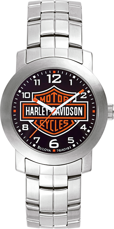 Harley Davidson Bar &amp; Shield Quartz Mens Watch 76A019