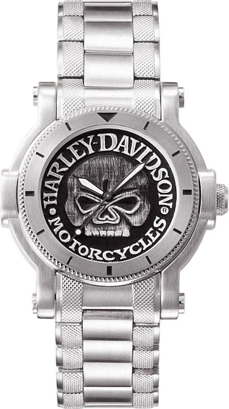 Harley Davidson Medallion Quartz Mens Watch 76A11