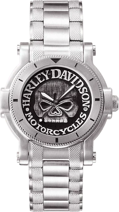Harley Davidson Medallion Quartz Mens Watch 76A11