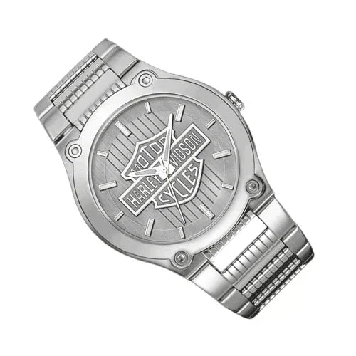 Harley Davidson Medallion Quartz Mens Watch 76A134