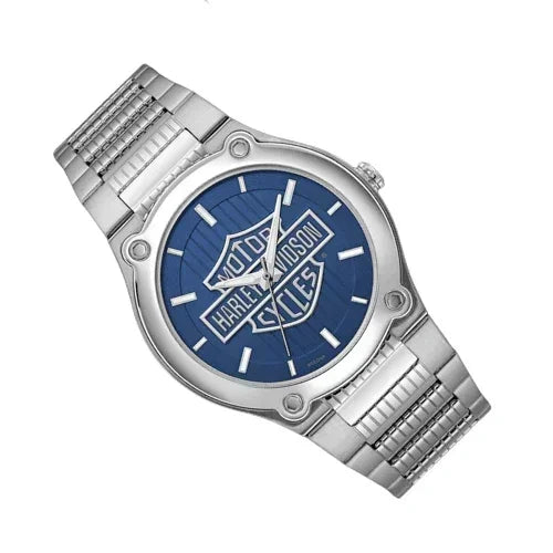 Harley Davidson Medallion Quartz Mens Watch 76A159