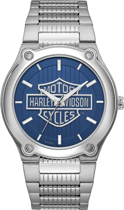 Harley Davidson Medallion Quartz Mens Watch 76A159