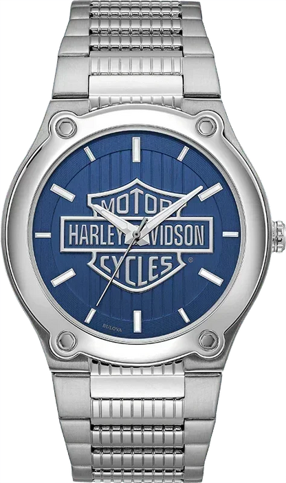 Harley Davidson Medallion Quartz Mens Watch 76A159