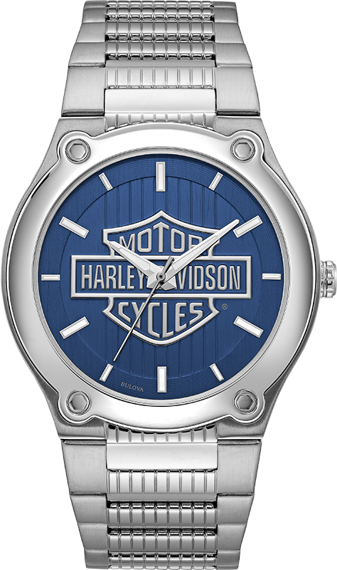 Harley Davidson Medallion Quartz Mens Watch 76A159