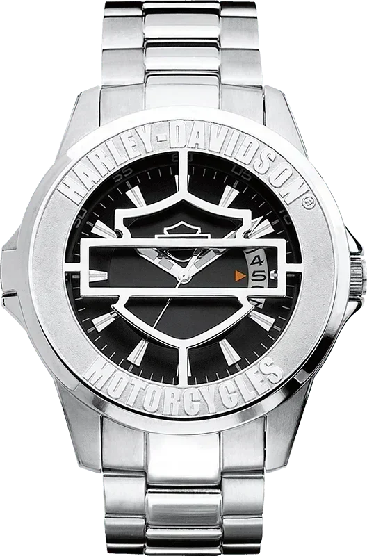 Harley Davidson Bar & Shield Quartz Mens Watch 76B143
