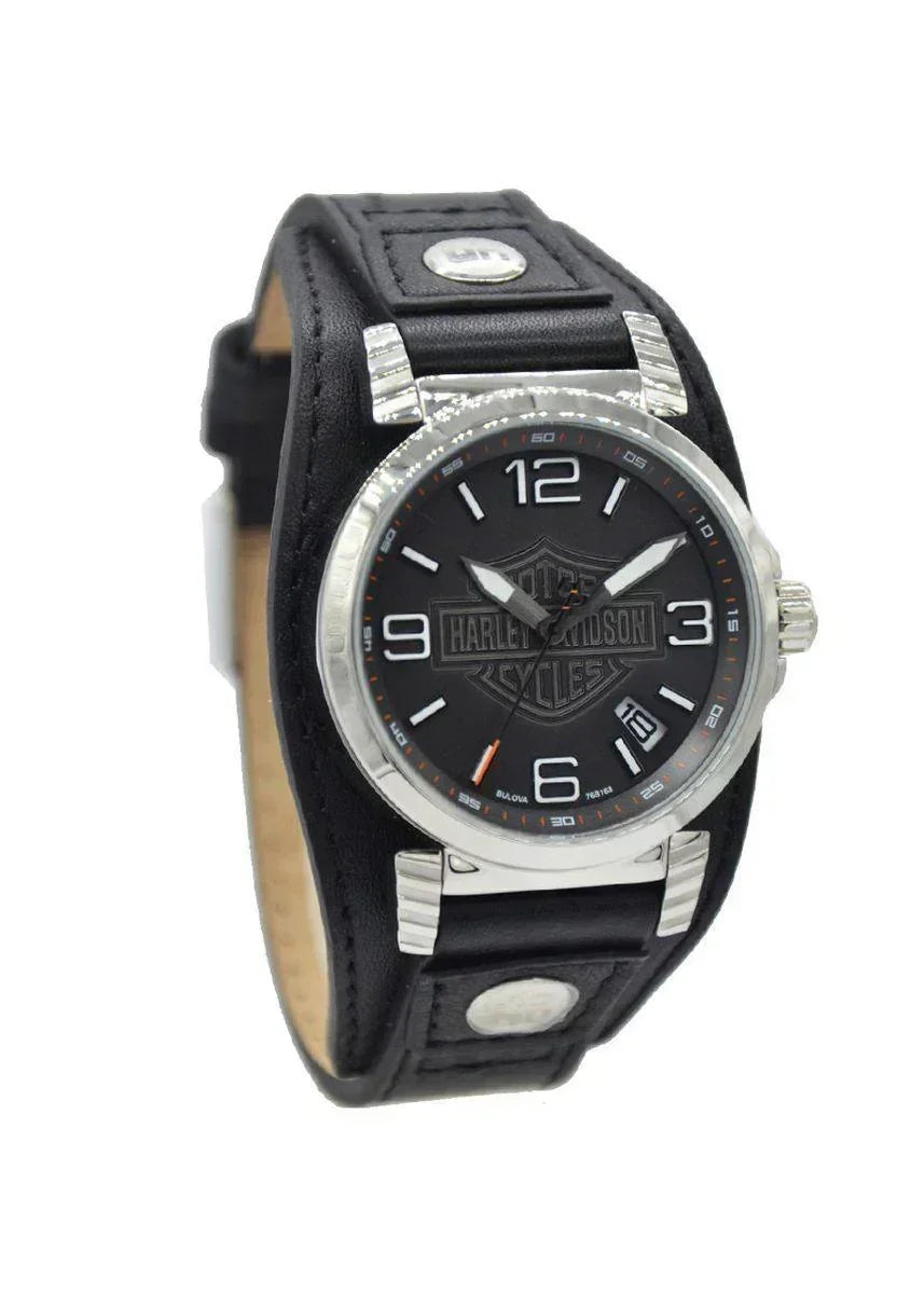 Harley Davidson Bar & Shield Quartz Mens Watch 76B163