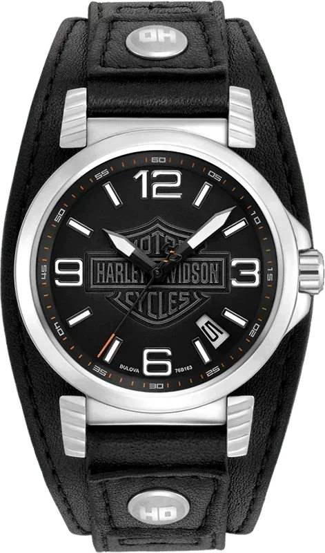 Harley Davidson Bar & Shield Quartz Mens Watch 76B163