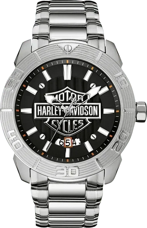 Harley Davidson Bar & Shield Quartz Mens Watch 76B169