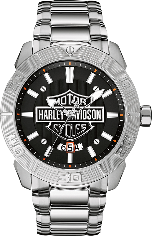 Harley Davidson Bar &amp; Shield Quartz Mens Watch 76B169