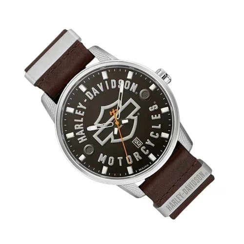 Harley Davidson Bar & Shield Quartz Mens Watch 76B178